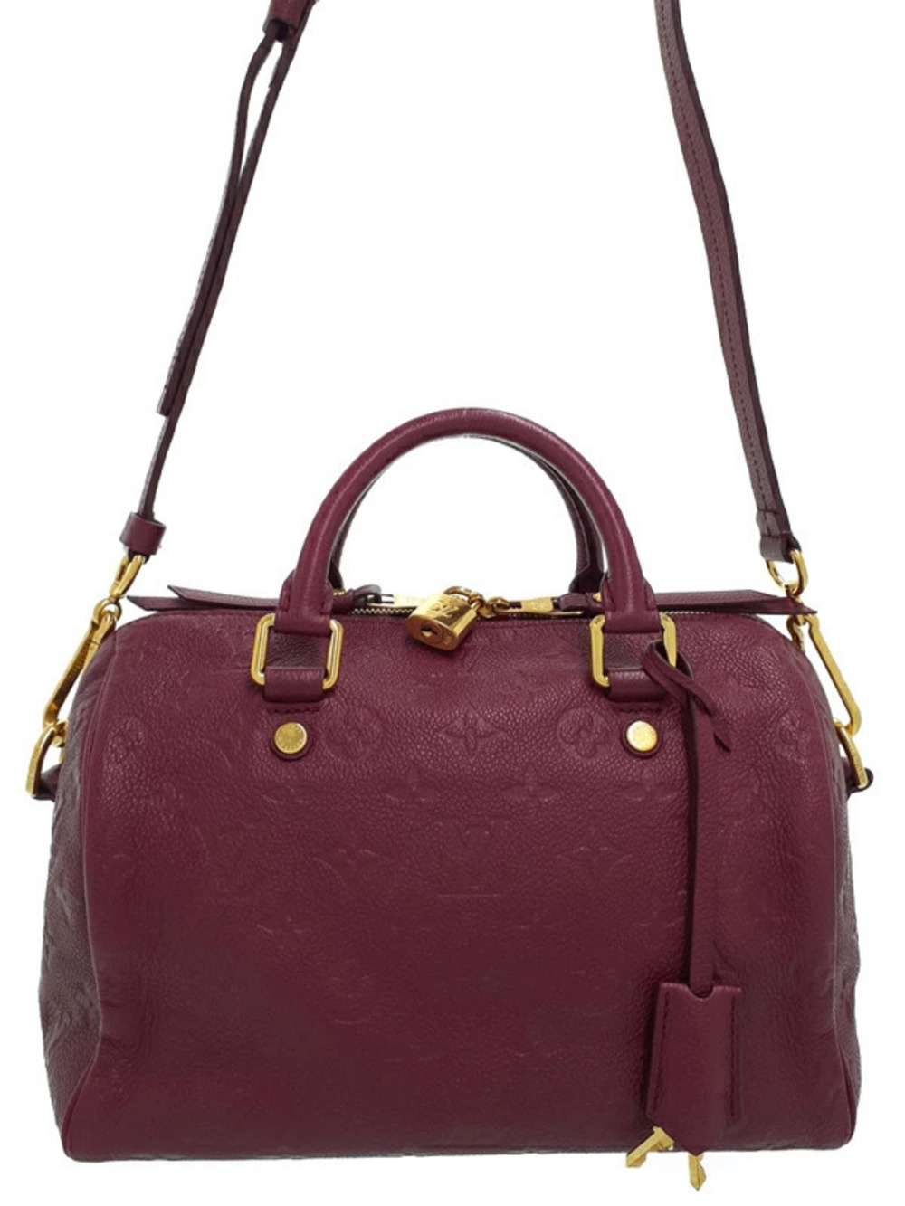 Louis Vuitton Monogram Empreinte Speedy Bandouliere Bag